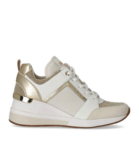 michael kors sneakers zwart goud|michael kors gold sneakers women.